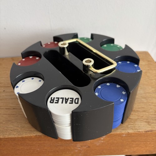 Vintage plastic rotating poker - rotating,