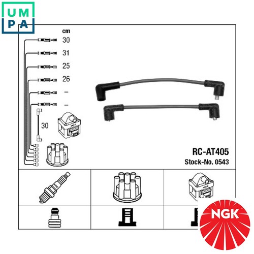 Ignition cable kit 0543 - cable, for