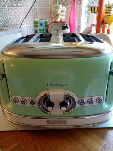 Ariete vintage green slice - green, 4-slice