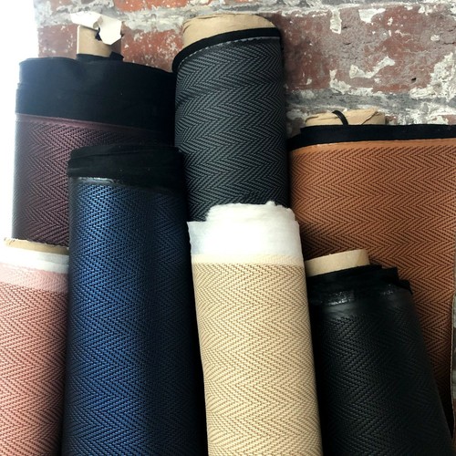Herringbone shiny faux leather - herringbone,