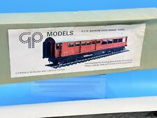 GP MODELS 'O' GAUGE 7MM GCR BARNUM OPEN THIRD BRAKE COACH KIT BOXED !