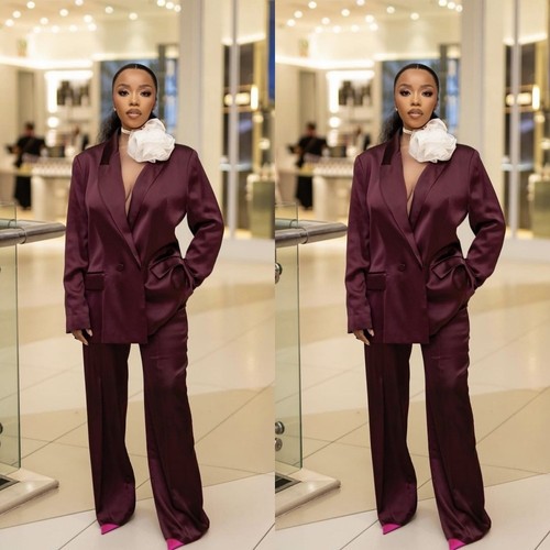 New burgundy silk - silk, women