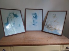 Set of 3 vintage 1970s mid