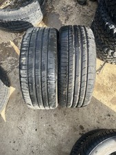 Nearly New Pair of 225/40 R18 92y Xl Continental Contisport Contact DOT 2020