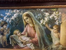 Vintage madonna and child - vintage,