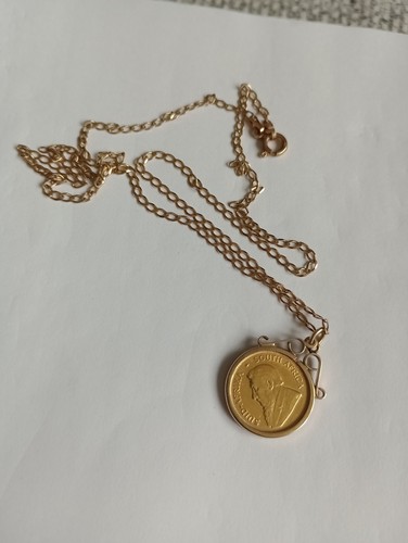 Solid gold krugerrand - solid, coin