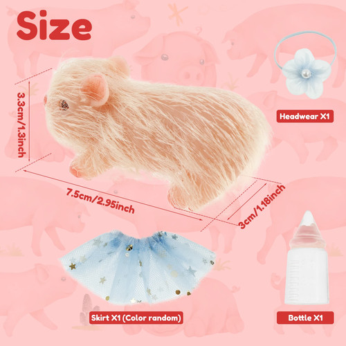 Lifelike reborn pig dolls - pig,