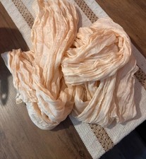 8 x Champagne Cheesecloth Table Runner – Boho Rustic Style