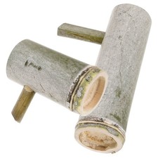 2 Pcs Bamboo Fountain Spout