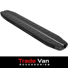 AUDI Q5 SUBURBAN BLACK SIDE STEPS RUNNING BOARDS 2017+ SECONDS D1258