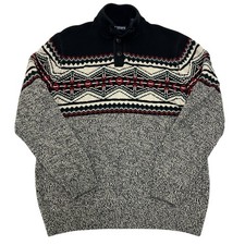 Chaps Jumper Mens Medium Grey