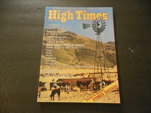 High times aug 1978 - king, bong