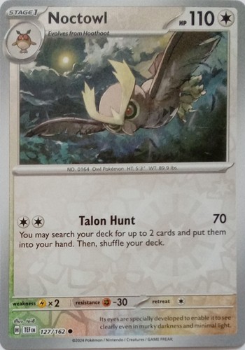 127 162 noctowl reverse - 127/162,