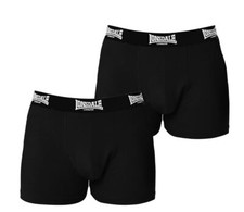2 Pack Mens Lonsdale Trunks Boxer Short Boxers Pants Briefs Size S - 4XL