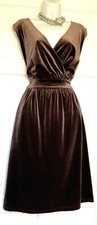 JOANNA HOPE BROWN RICH VELVET OCCASION PARTY DRESS SIZE 24