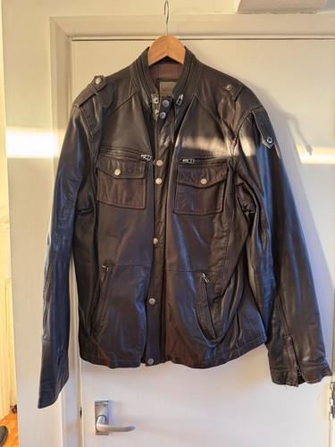 Men leather jacket size - leather,