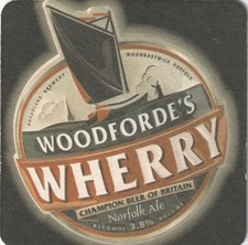 BEER MAT - WOODFORDE'S NORFOLK ALES - WOODFORDE'S WHERRY - (Cat 018) - (2006)
