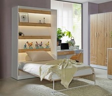 Small Double Vertical Wall Bed