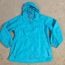 Ladies Regatta Isolite Waterproof Turquoise Blue Jacket/Coat Size 16 VGC