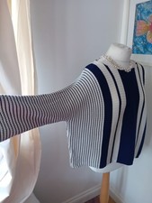 Jaeger boxy striped jumper