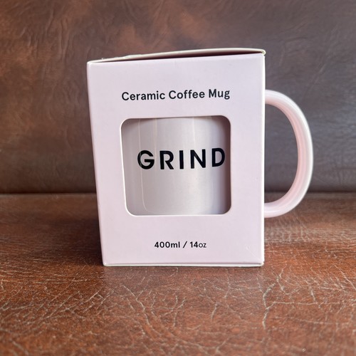 Grind ceramic coffee cup mug - grind,