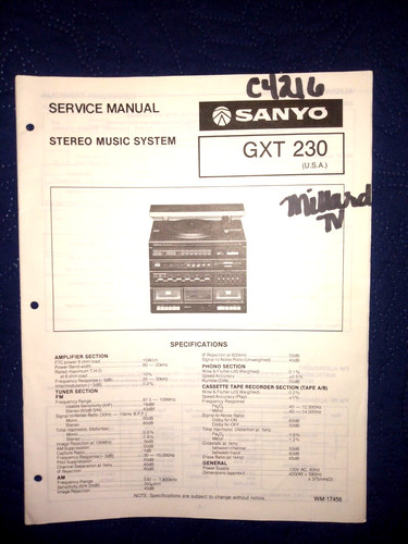 Sanyo gxt230 gxt 230 - sanyo,