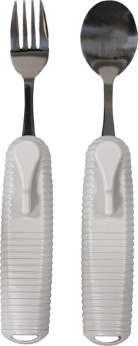Large handled fork and - and, spoon