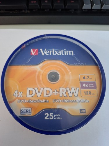 Verbatim pack dvd rw - 25, dvd+rw