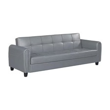 Zinc PU Leather 3 Seater Sofa
