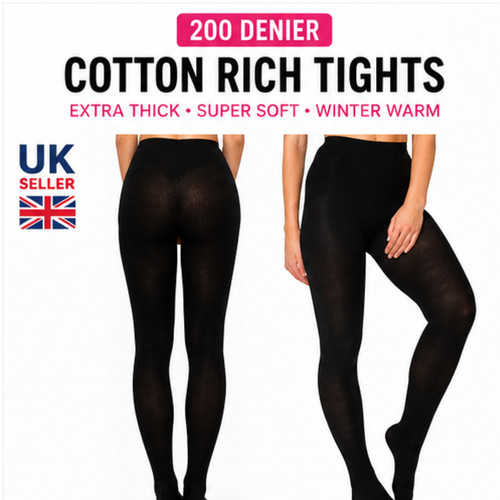 200 denier opaque cotton - opaque,