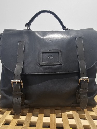 Mulberry leather messenger - mulberry,