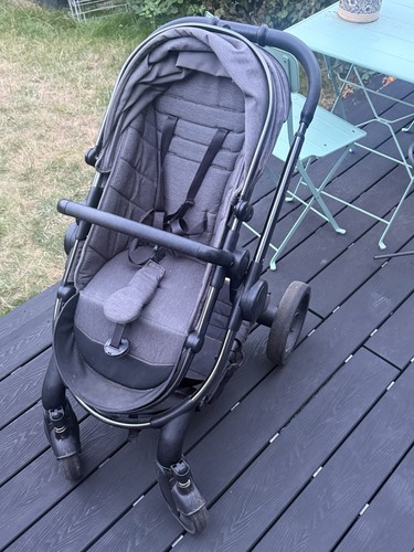 Icandy peach pram - pram, grey