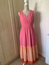 OLIVER BONAS Colour Block MIDI Dress Size 10 New with Tags