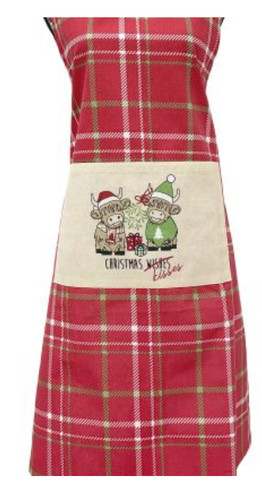 Apron christmas kisses - -,