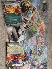 Pokémon TCG JUMBO 8 Card Bundle Charizard Lugia Victini Zaraork Latias Kleavor