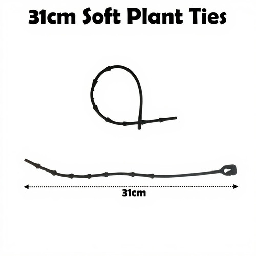31cm plant ties - ties, rubber