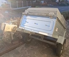 TRAILER  - 4FT X 3FT  inc ABS HARD COVER, SPARE WHEEL, WHEEL BRACE , HITCH LOCK