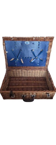 Vintage optima wicker picnic - vintage,