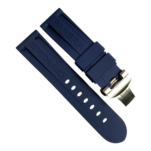New watch band 24mm rubber - new,