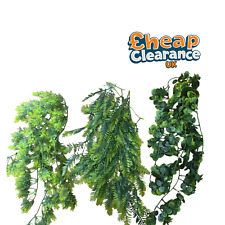 Plastic Plant Reptile Natural Bush Suction Cup Decoration Vivarium Lizard