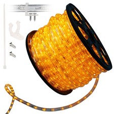 Orange LED Rope Light 10' 25