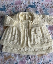 Matinee Jacket & Dress Set In