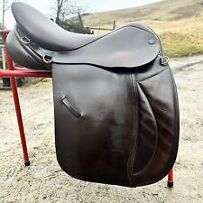 17.5 Wide Brown WH/show Saddle By Master Saddler Martin Gulliver Woodseaves