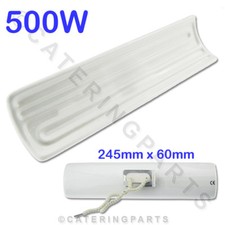CERAM500 500W CERAMIC PORCELAIN INFRA RED HEATING ELEMENT / HEATED GANTRY LAMPS