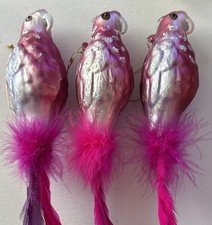 3 Hand blown glass hanging