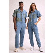 ASOS DESIGN Denim Boilersuit