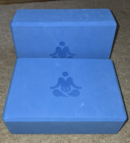 Blue foam yoga blocks - 2x,