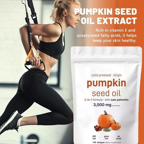 New pumpkin seed oil - pumpkin, saw