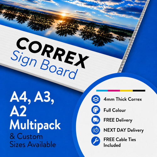Correx signs printed full - correx,