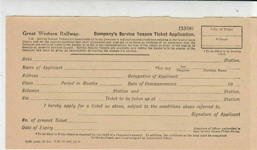 Great western railway season - great,